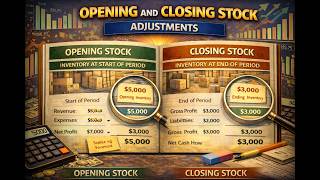 Opening and Closing Stock Adjustments
