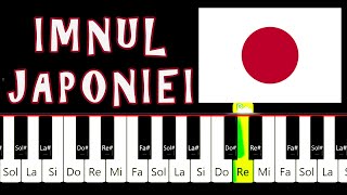 IMNUL JAPONIEI PIAN | JAPAN National Anthem EASY PIANO TUTORIAL