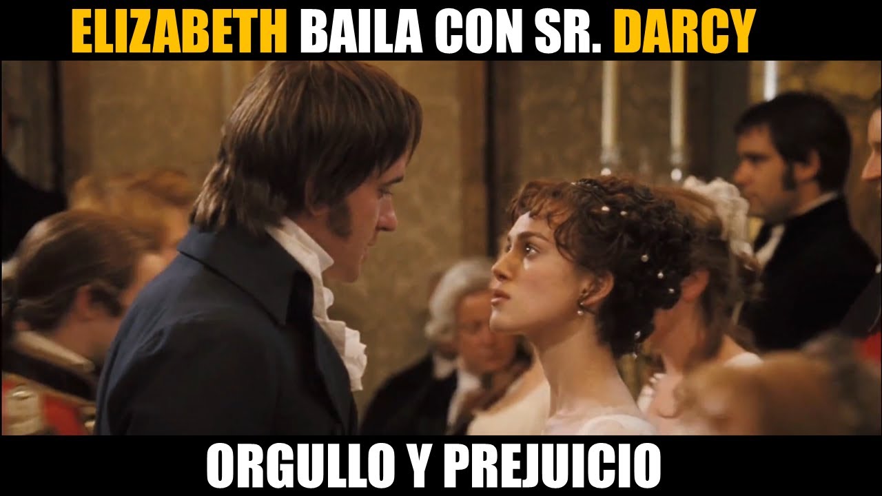 Escena del Baile entre Elizabeth y el señor Darcy y