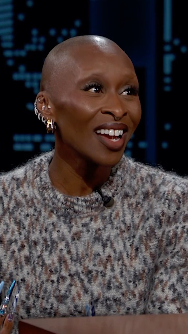 ⁠@CynthiaErivo shows us how she made Elphaba’s songs her own! #Wicked #Kimmel