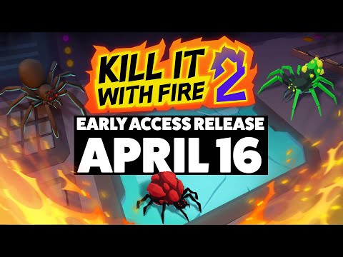 Kill It With Fire 2 se lanza en acceso anticipado para PC el 16 de Abril