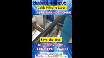 Cable Laser marking machine cable printing machine #hertenlaser #cable machine