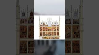 How large is Duccio's Maestà? #italy #renaissance #art #church #artwork #painter #history #facts