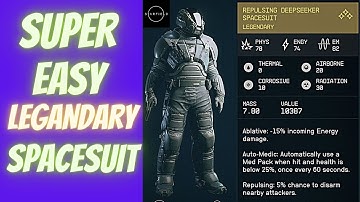 Super Easy Legendary Spacesuit Starfield