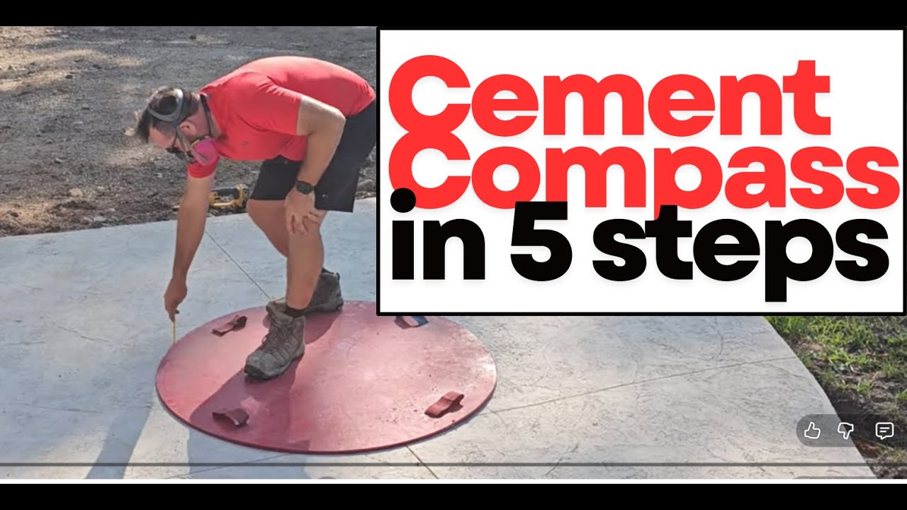 HOW TO DO A CEMENT COMPASS IN 5 STEPS