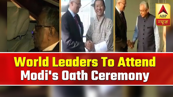 World Leaders Start Arriving Delhi To Attend PM Modi's Oath Taking Ceremony | ABP News