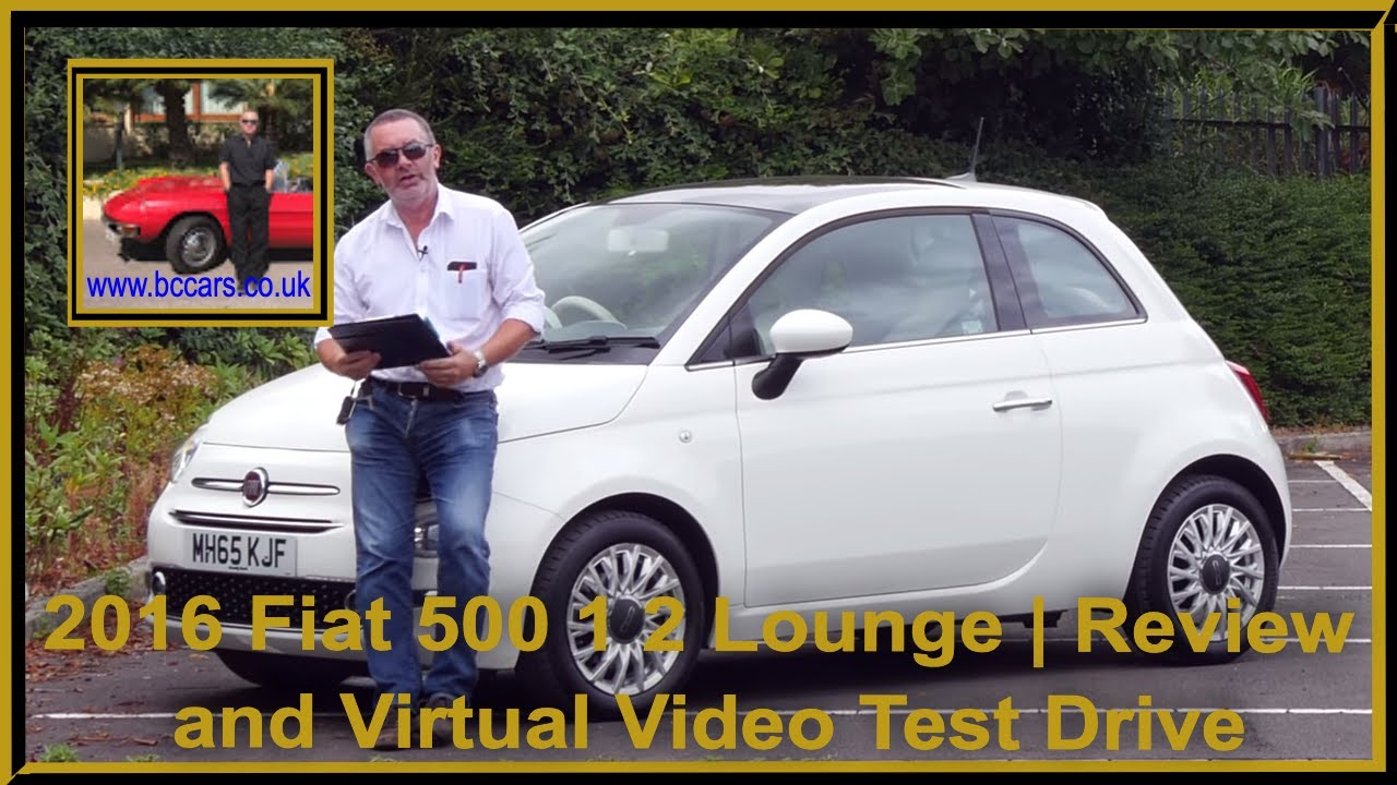 2016 Fiat 500 1 2 Lounge | Review and Virtual Video Test Drive - YouTube