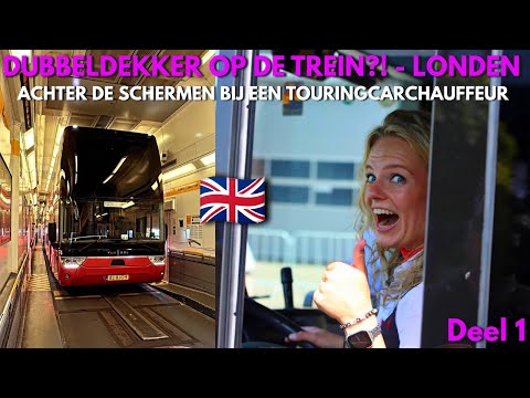 🚍 BY BUS THROUGH THE CANAL TUNNEL TO LONDON 🇬🇧: HOW DOES THE EUROTUNNEL WORK? 🚇COACH DRIVER VLOG #53