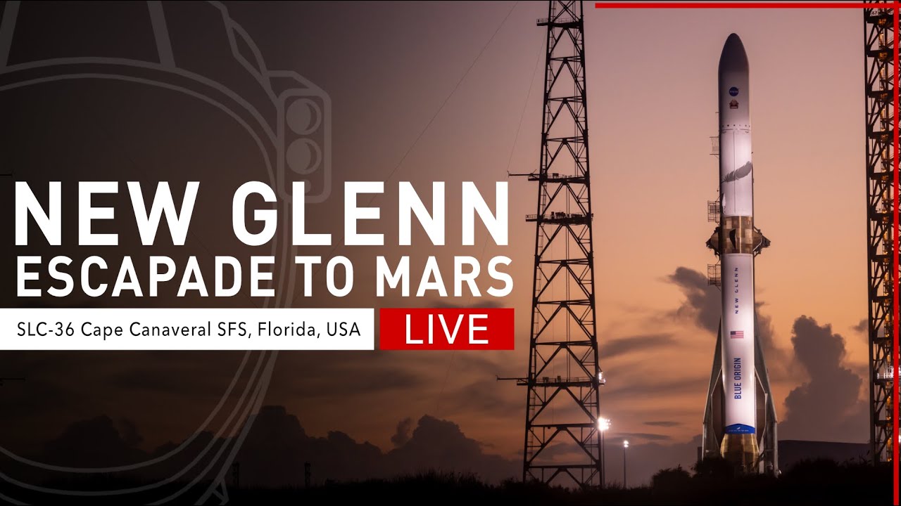 LIFTOFF! Blue Origin New Glenn Launches NASA"s Escapade Mission To Mars ...
