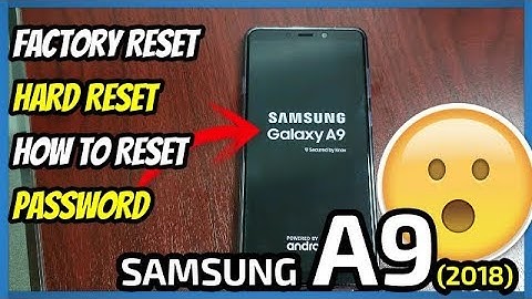How To Reset A9 2018 | Hard Reset,Factory Reset SM-A920F