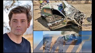 EviaZoom.gr - Ράλλυ Ακρόπολις 2025 | Θήβα: Καρέ καρέ το φοβερό ατύχημα του ηθοποιού Γιώργου Αμούτζα