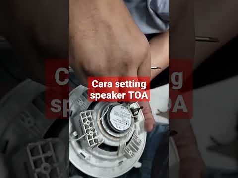 Cara setting speaker