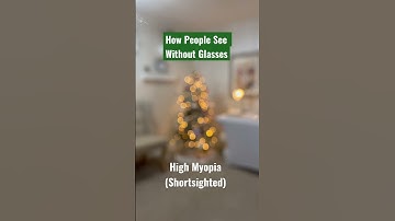 How People See With High Myopia #shortsighted #visual simulation