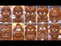 Mario Kart World - All Characters Falling in Chocolate