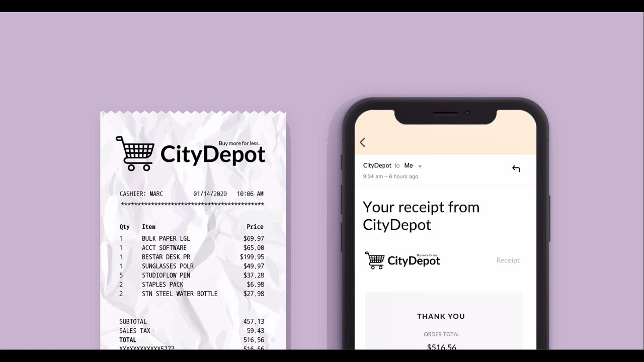 Electronic receipts app kasapworld