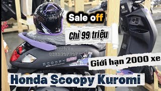 Honda Scoopy Kurumi Limited Edition limited to 2000 vehicles, price only 99 million, nationwide s...
