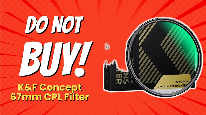 K&F Concept 67mm CPL Filter | 10 Reasons NOT to Buy! ⚠️📷