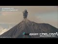 November 29, 2020, ~ Daytime Explosions ~ Volcan De Fuego, Guatemala ~ Via Crelosa