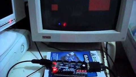 Videojuego con FPGA Xilinx Spartan-3E en tarjeta DigilentBasys2