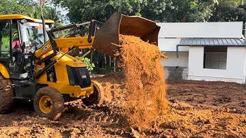 Jcb 3dx transporting soil to level surface #jcb #jcb3dx #jcbtractor #jcbdozer #jcbcartoon #jcbvideo
