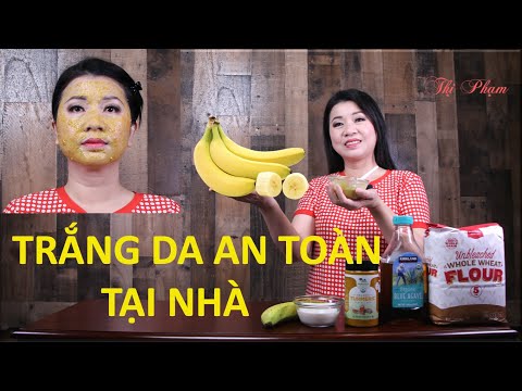 Cách Làm Trắng Da Mặt Tự Nhiên Nhanh Nhất Tại Nhà / Wheat Flour & Banana Face Mask For Glowing Skin