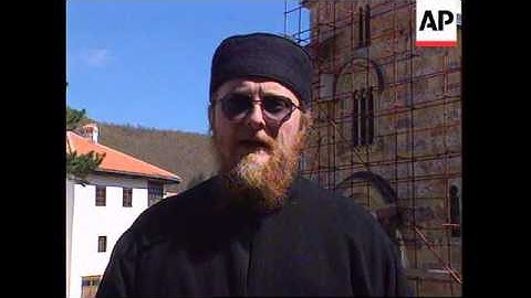 KOSOVO: SERB VILLAGERS SEEK REFUGE IN MONASTERY
