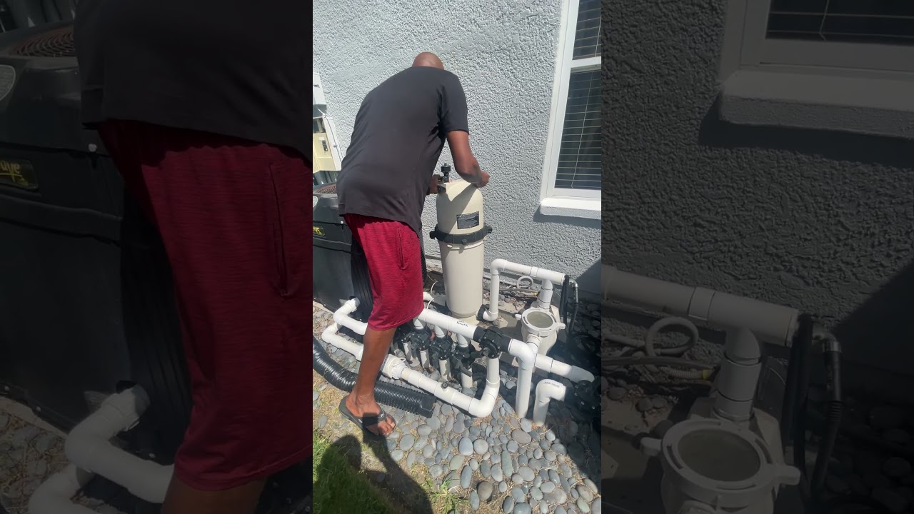 How not to clean your pool filter