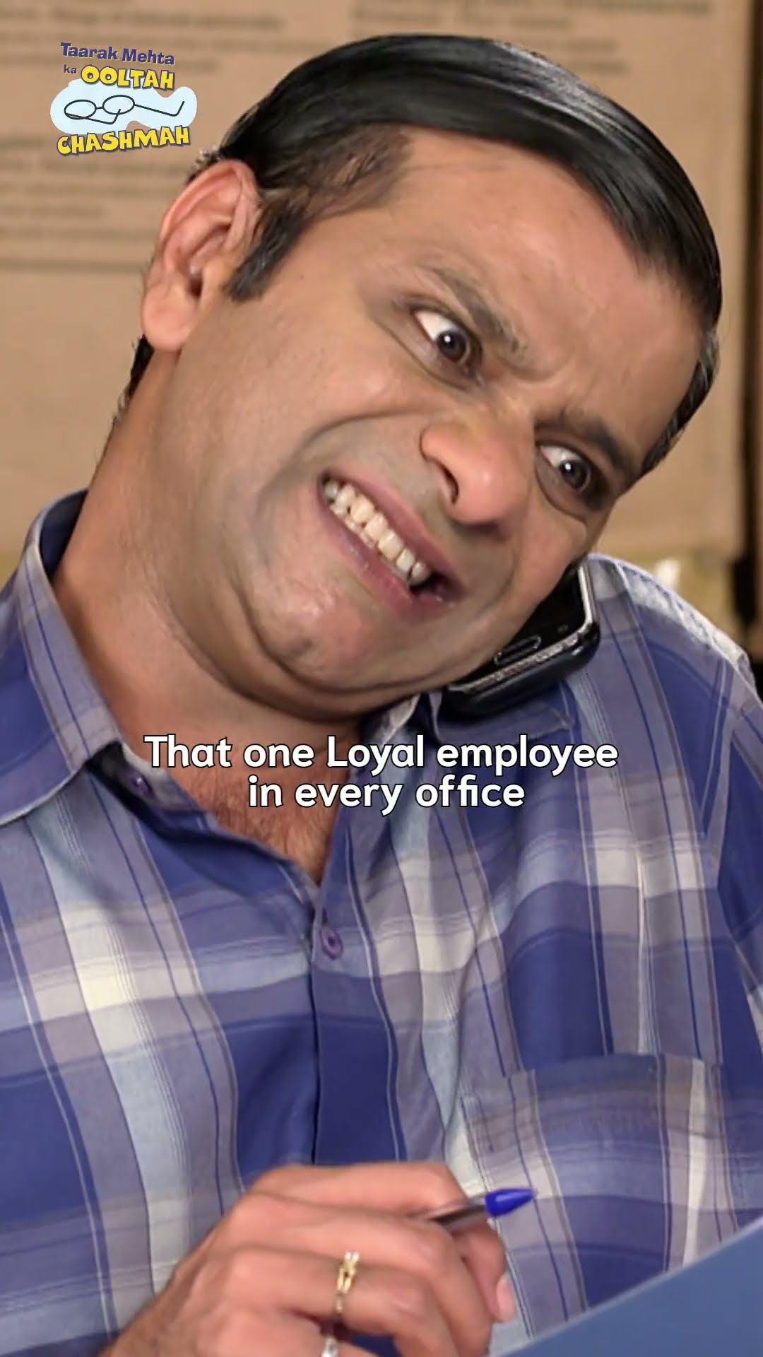 That  one loyal employee in every office!#tmkoc #funny #comedy #relatable #shorts #funnyshorts