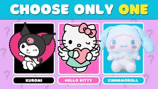 🖤🎀☁️ Choose Only One Sanrio Edition: Kuromi x Hello Kitty x Cinnamoroll Sanrio Edition ☁️🎀🖤