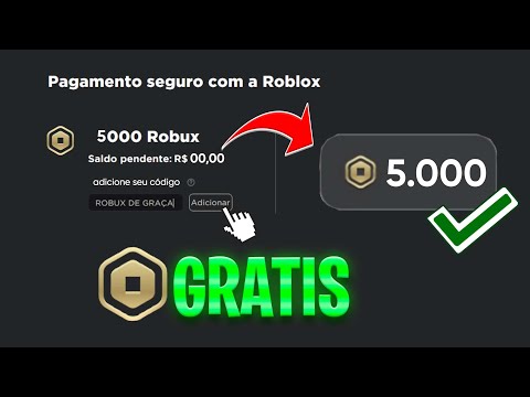 CONSIGA ROBUX DE GRAÇA A CADA 5 MINUTOS NO ROBLOX! (FUNCIONA) 2023