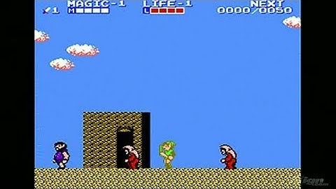 Zelda II: The Adventure of Link Retro Game Gameplay - Gameplay Video
