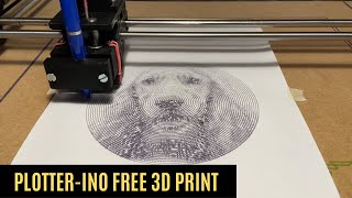 PLOTTER-INO  Free 3d Print Pen Plotter Project Generative Art