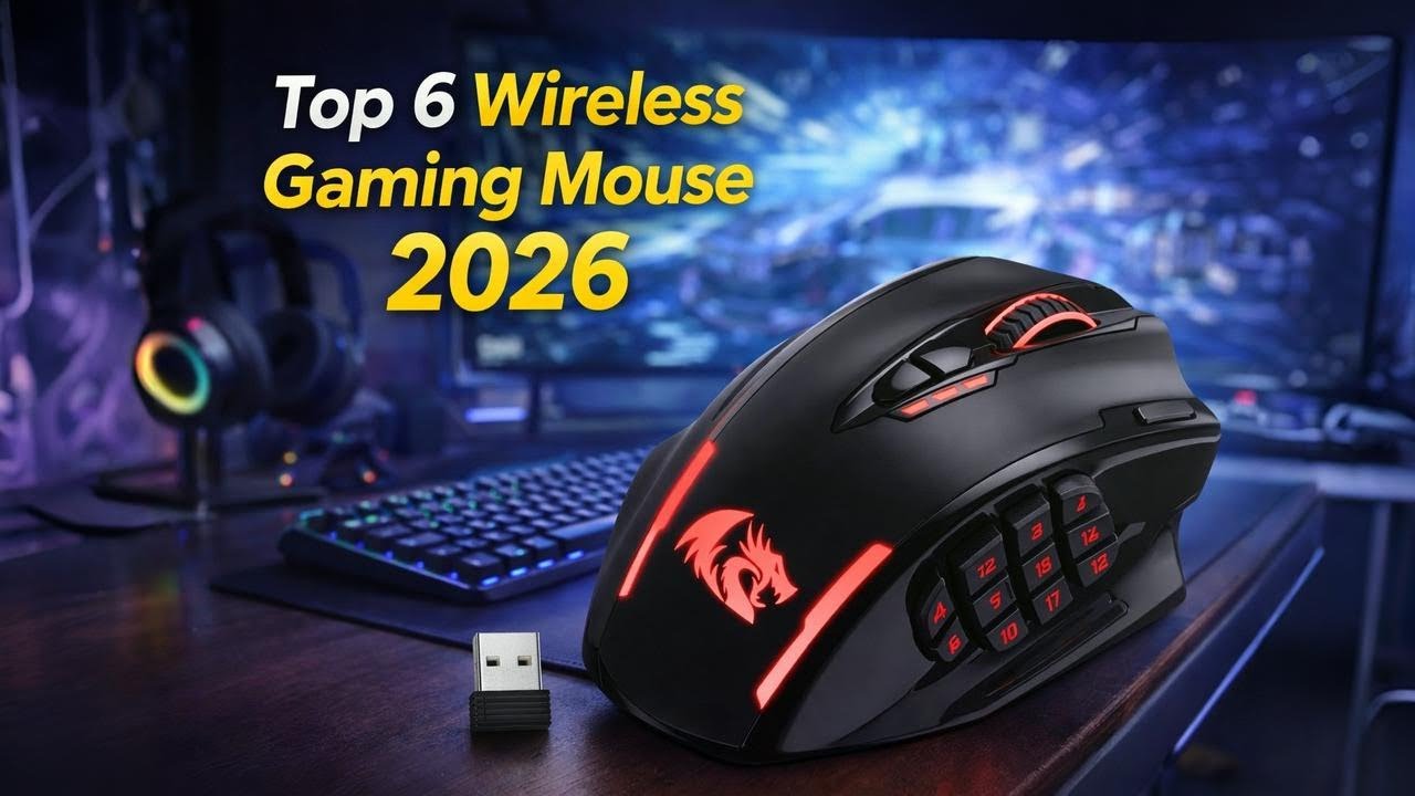 Top 6 Wireless Gaming Mouse 2026 | Low Latency & Pro FPS Performance ...