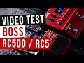 BOSS RC-500 & RC-5 Loop Station Video Test