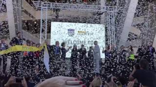 Golden 1 Center Ribbon Cutting View from the seats
