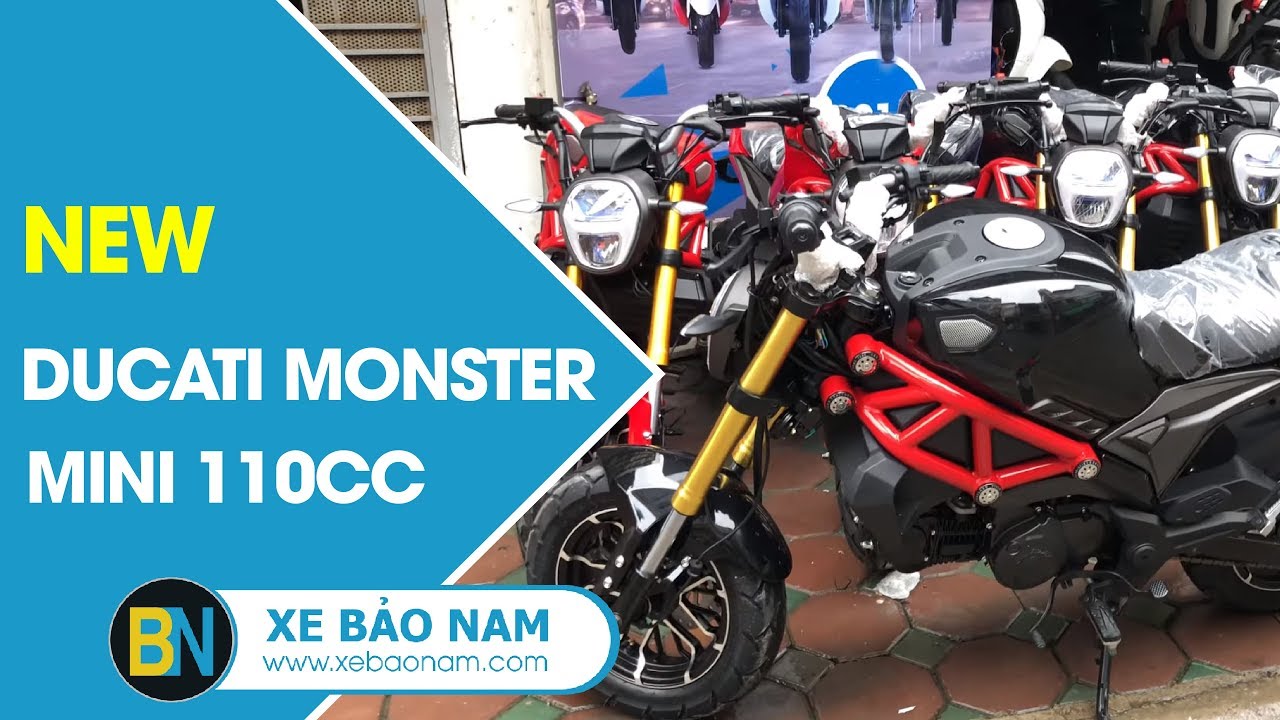 Đánh giá Ducati Monster Mini 110cc giá hơn 20 triệu  Hổ con xưng vương  nhỏ mà có võ  YouTube