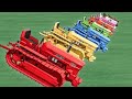 Transport Work With  Fly Mini Fiat CRAWLER Tractor Of Colors | Farming Simulator 22