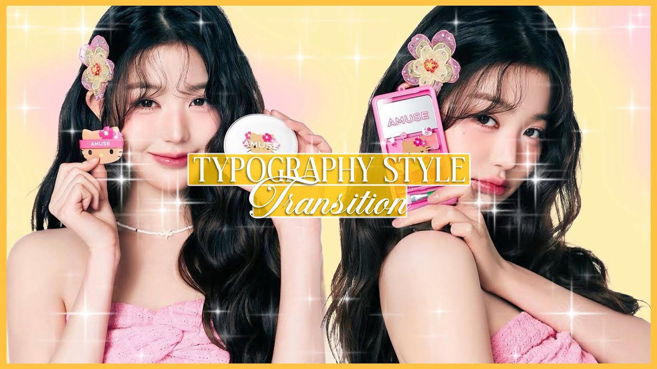 TYPOGRAPHY STYLE TRANSITION TUTORIAL ON VIDEO STAR | hollqn