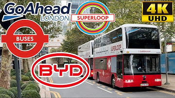 [Superloop London Bus Go-Ahead: SL4 Canary Wharf to Grove Park via New Silvertown Tunnel] BYD BD11