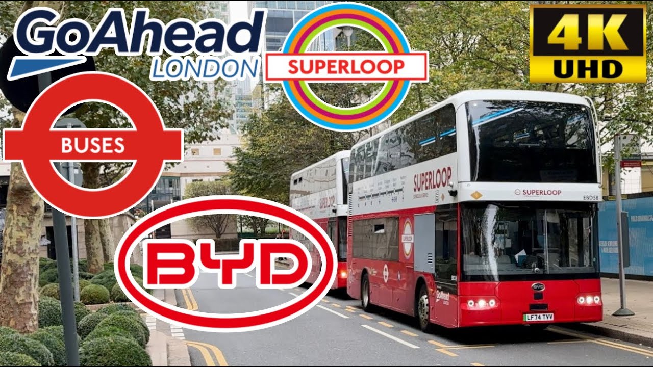[Superloop London Bus Go-Ahead: SL4 Canary Wharf to Grove Park via New Silvertown Tunnel] BYD BD11