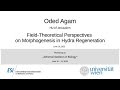 Oded Agam - Field-Theoretical Perspectives on Morphogenesis in Hydra Regeneration