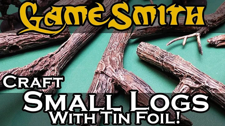 How to Build Small Logs Scatter Terrain for your Tabletop Game (2019) GameSmith S01E013