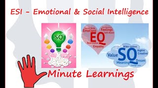 ESI - Emotional & Social Intelligence - Socialigence - EQ Vs SQ at Workplace - Learn in 5 Minutes