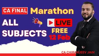 Announcement | CA Final - FR & other Subjects | Free Marathon Batch | Test series screenshot 3