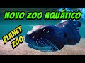 PLANET ZOO AQUATIC: O Novo Zoológico só com ANIMAIS AQUÁTICOS | Planet Zoo: Aquatic Pack Gameplay