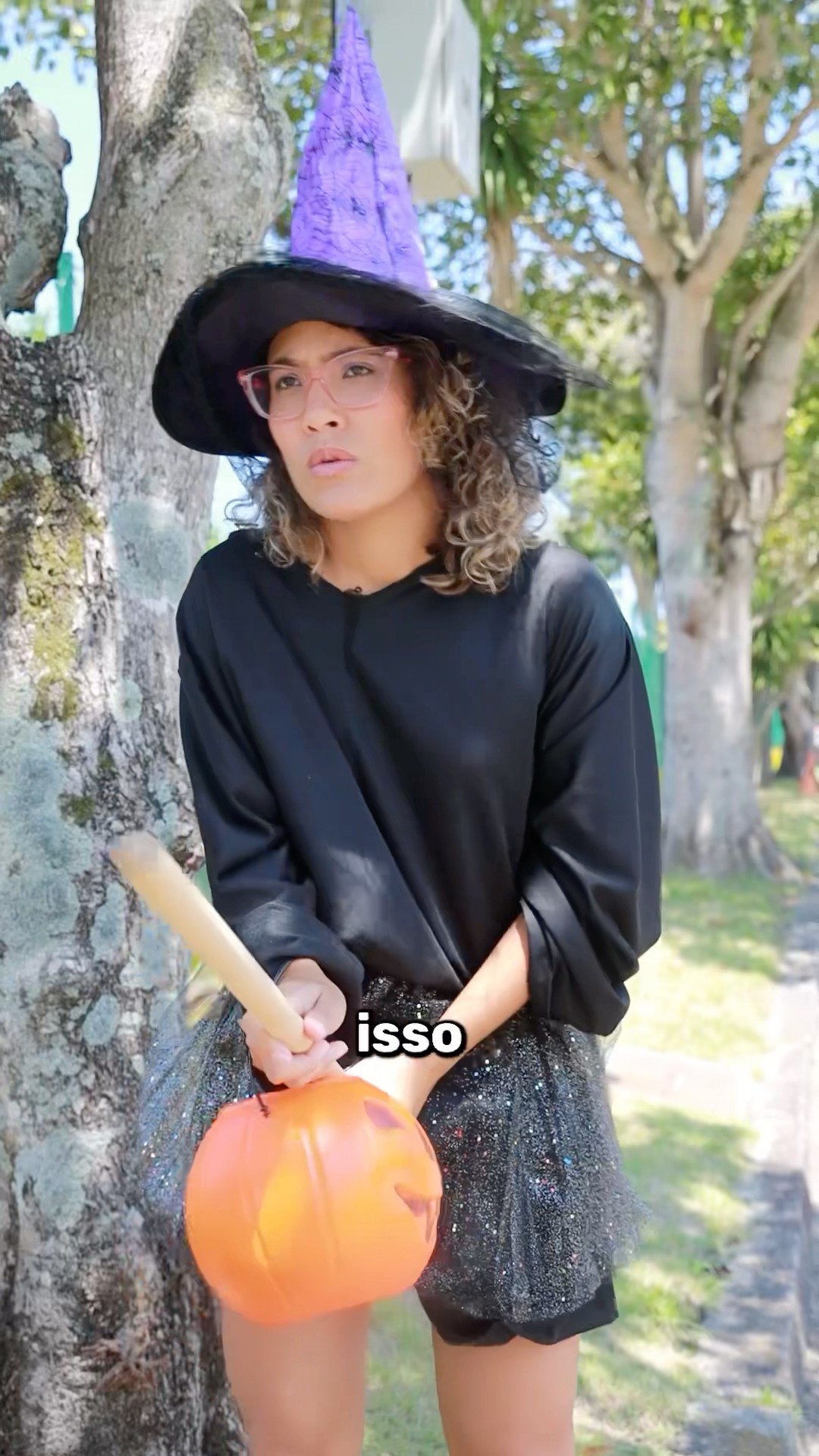 EU VI O FUTURO NO HALLOWEEN! #shorts