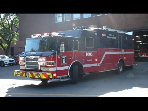 Montreal Fire Department - 2015 Pierce Velocity Command Post 1005 ...