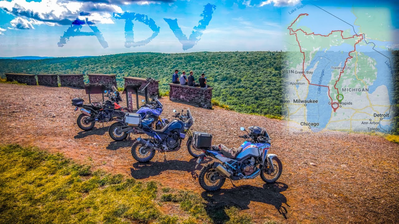 Epic Michigan U.P. ADV ride - Tenere700 SuperTenere AfricaTwin1100 KTM790
