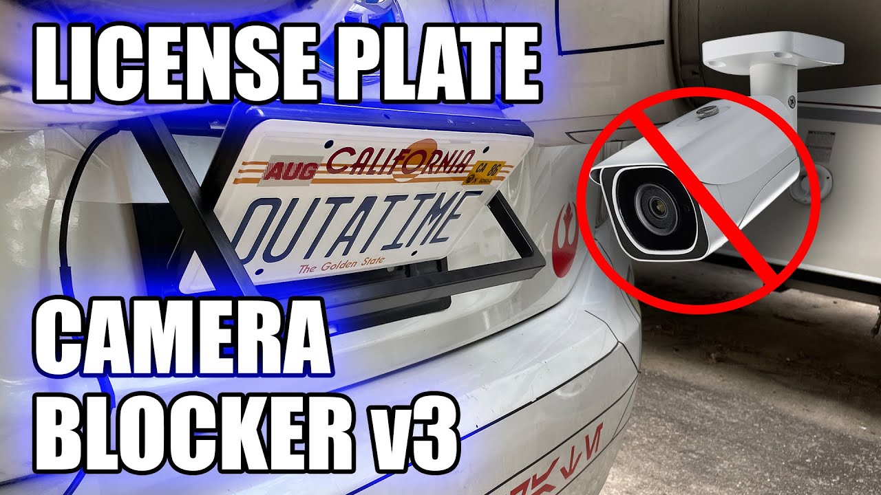 How to Make Your License Plate Invisible to Cameras