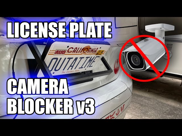 Home Made Licence Plate Blocker 